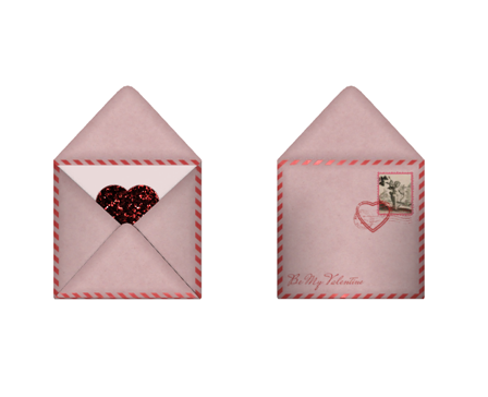 Valentine in an Envelope by Karolina Renkiewicz