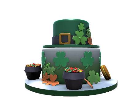 St. Patrick's day cake