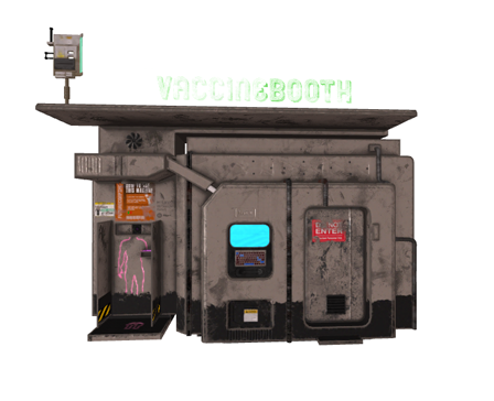 Futuristic Vaccine Booth by Sousinho
