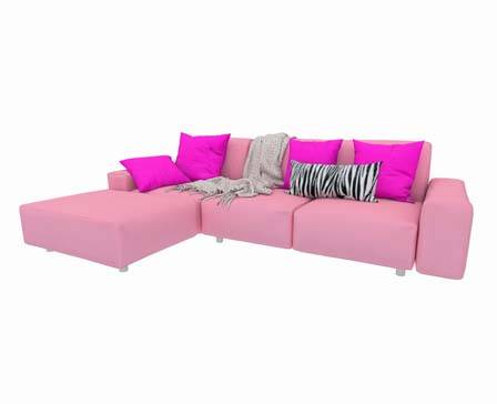 Pink Sofa by VRA