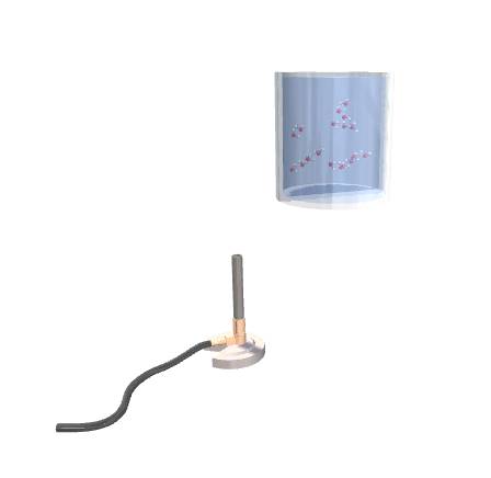 Boiling water simulation