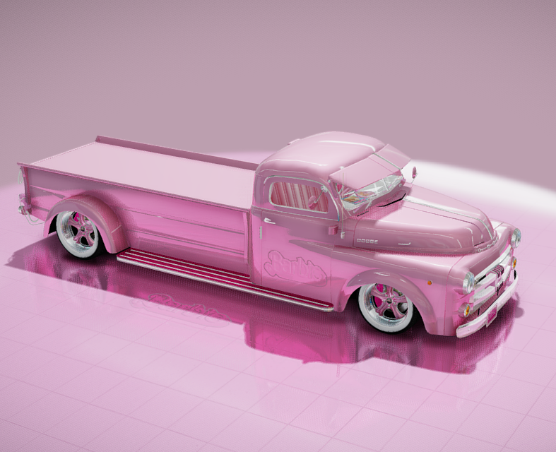 Barbie Dodge Pickup Custom LongCar