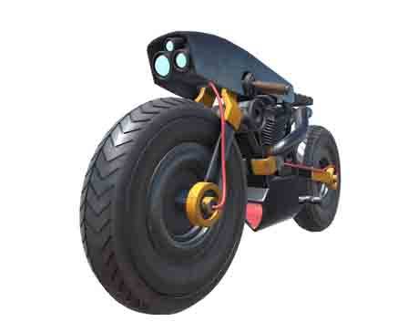 Cyberpunk Bike by Berk Gedik