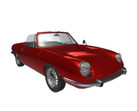 Fiat 850 Spider by Lucas Soler