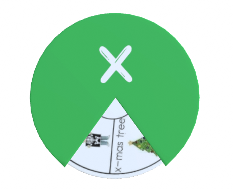 Alphabet Spin & Learn Wheel X x