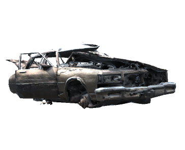 Destroyed Car / Backrooms Car