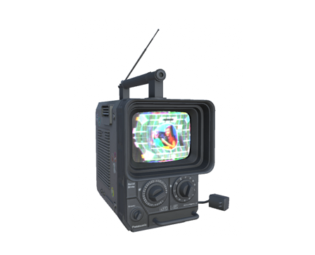 Vintage Television - Panasonic TR-555 by SilkevdSmissen