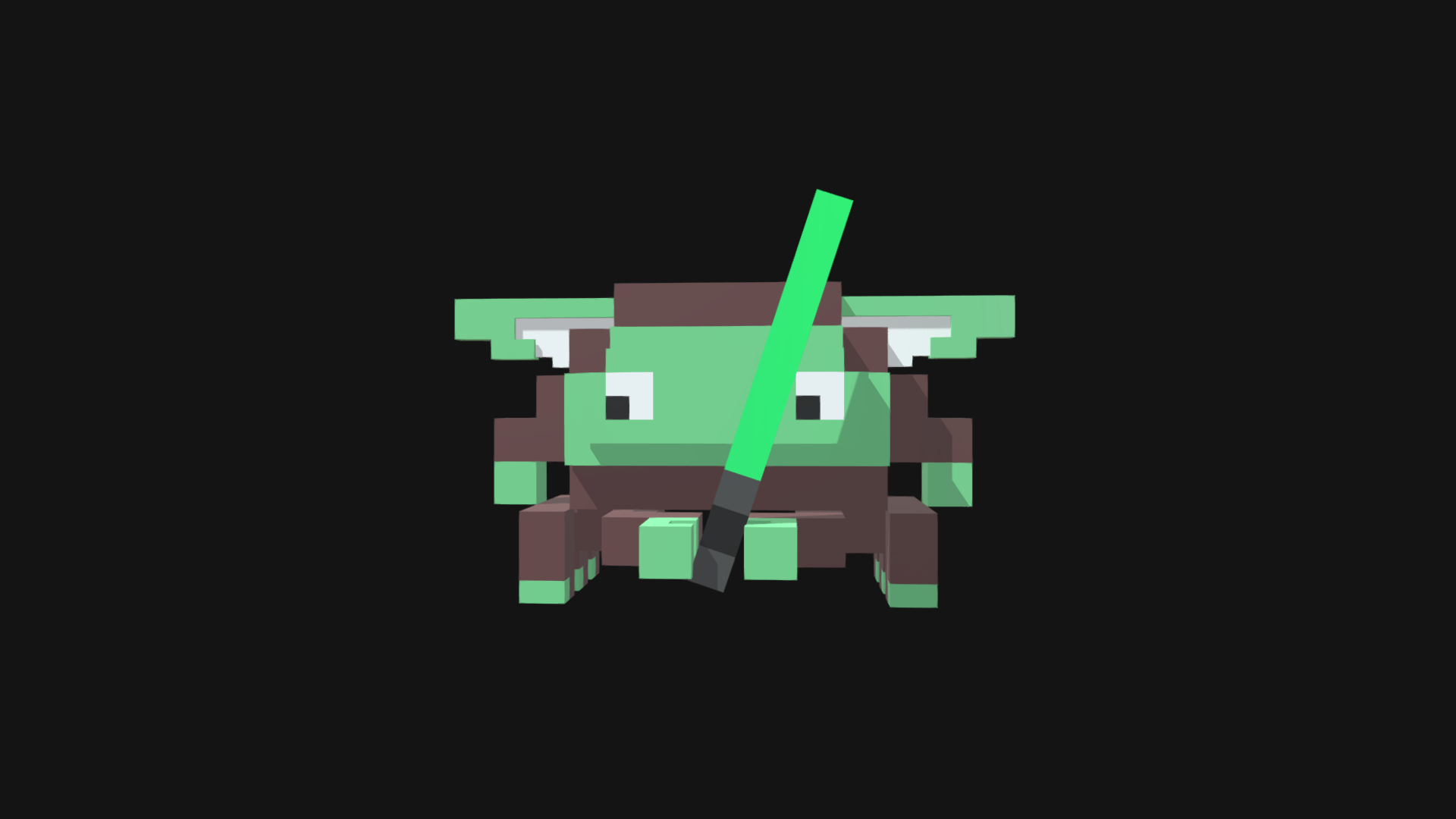 Yoda-Crab Invader #05 by @NFT INVADERZ