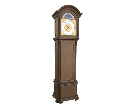 Vintage Grandfather Clock 01 4k by mohamedhussien