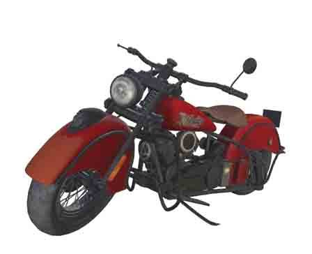 1948 Indian Chief Black Hawk by Francesco Coldesina