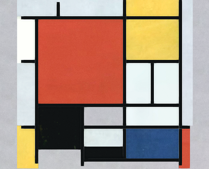 Abstract Art Composition by Piet Mondrian