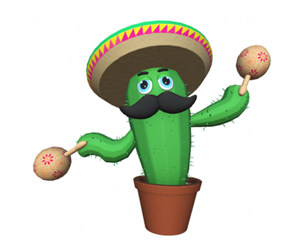 Mexican dancing cactus