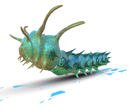 Horned Devil Caterpillar by Chaitanya Krishnan